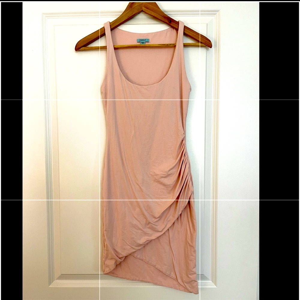 Kookai Blush Bodycon Double Lined Dress